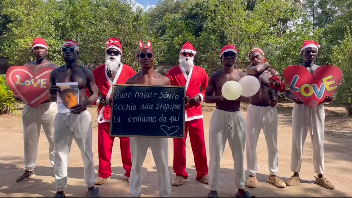 Video saluto dall'Africa